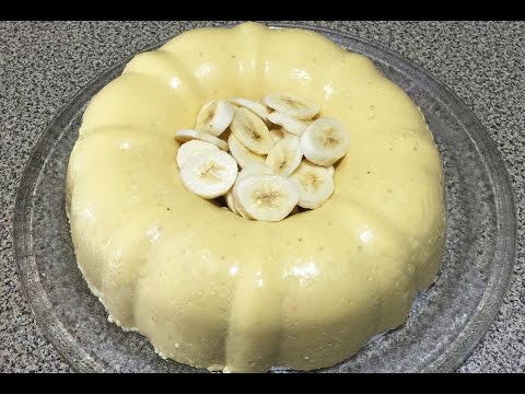 Gelatina De Platanos Con Crema Video