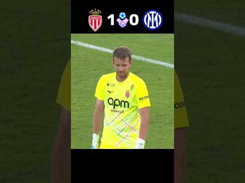 As Monaco vs Inter 2025 Friendly Match #football #youtube #shorts