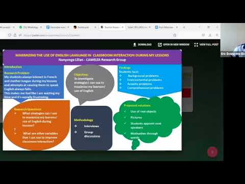 IATEFL Research SIG Teachers Research! Online 2021 conference (10 December, Room 2, Session 4)