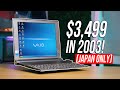 Sony S IMPOSSIBLY THIN Vaio Laptop From 2003 X505 Extreme