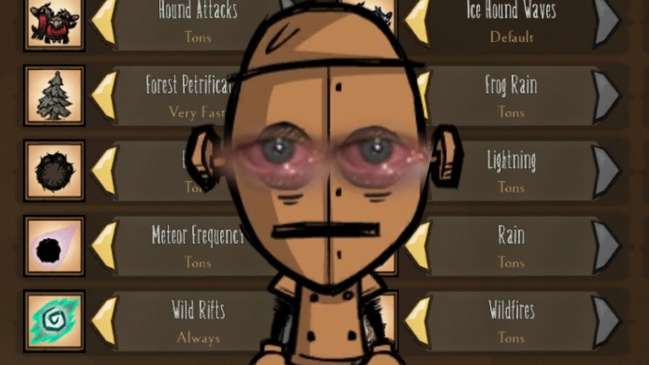 Dont Starve Together with Everything Max Spawnrate is Hell