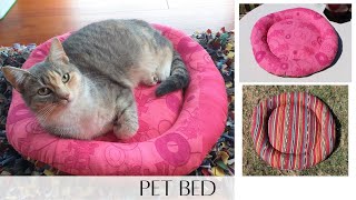 DIY Pet Beds/Cat Bed/Dog Bed/Washable Soft Bed and Reversible/Puppy Dog Bed/Kitten Bed