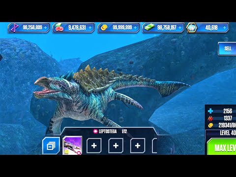 Leptostega Level 40, Fusion & Evolution | Jurassic World The Game