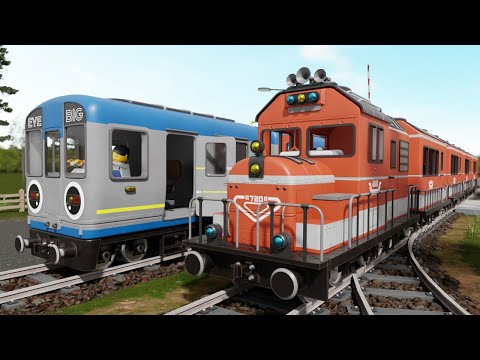 🛑 Let's STOP the TRAIN - TRAIN Run By Mistake - Choo choo train kids videos