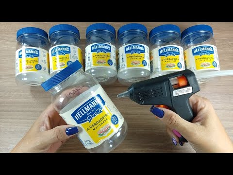 4 BEAUTIFUL IDEAS WITH MAYONNAISE JARS 💖