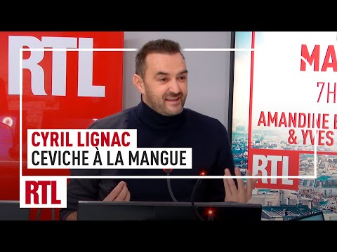 Cyril Lignac: the recipe for mango ceviche