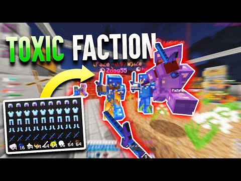 Making the most TOXIC POWER FACTION raidable... *SO RICH* | Minecraft HCF