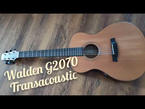 Acoustic Guitar Walden G2070 Nylon Strings TransAcoustic