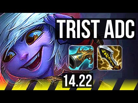TRISTANA & Rell vs KOG'MAW & Janna (ADC) | NA Master | 14.22