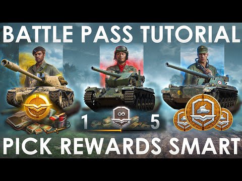 WoT Battle Pass Tutorial - Pick Rewards Smart