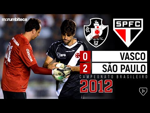Vasco 0x2 São Paulo - 2012 - ROGÉRIO BRILHA, OSVALDO DÁ SHOW E LUÍS FABIANO MARCA EM SÃO JANUÁRIO!