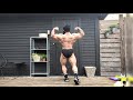 3 Weeks Out Posing/Check in - video Samir Troudi