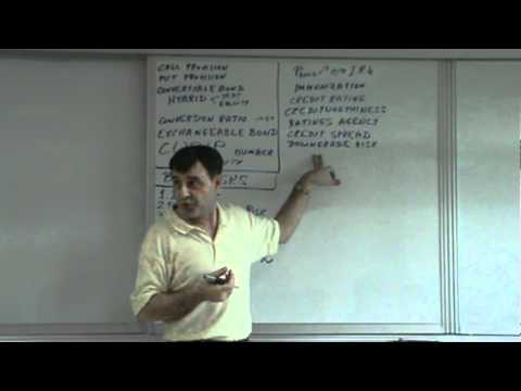 Fixed Income Securities Lecture 01