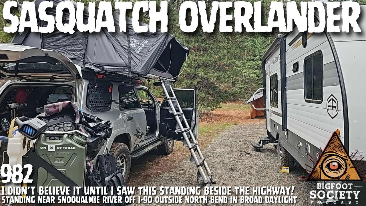 Driver Spots Massive Sasquatch Standing Beside I-90 Near Snoqualmie River In Broad Daylight