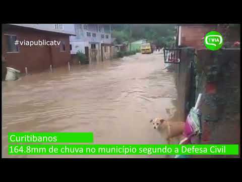 Mais de 160mm de chuva em Curitibanos nas últimas 24 horas