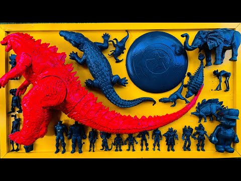 Dinosaurus Jurassic World Dominion:T-Rex, Siren Head, Kingkong, Catnap, Skibidi, Godzilla
