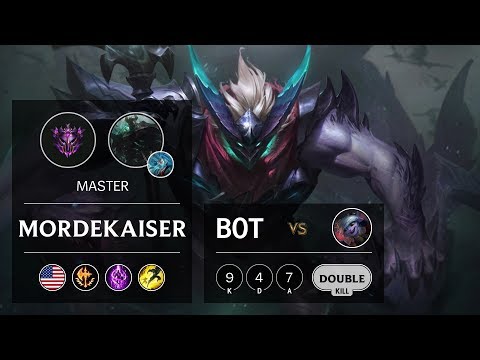 Mordekaiser Bot vs Tristana - NA Master Patch 9.14