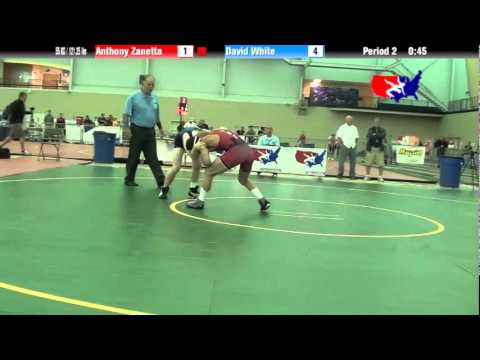 University Nat`ls FS  55 KG / 121.25 lbs: Anthony Zanetta vs. David White