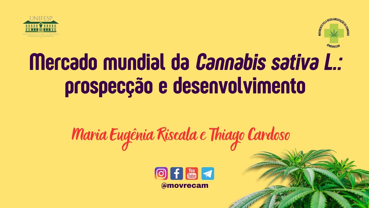 29ª aula - Mercado mundial da Cannabis: prospecção e desenvolvimento: Maria Eugenia e Thiago Cardoso