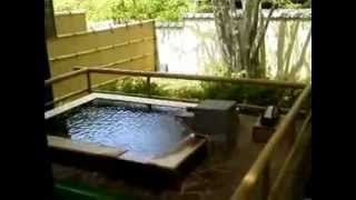 preview picture of video 'Kinugawa Park hotels private open-air bath'