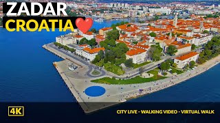 Zadar Croatia ❤️ Walking Tour - City Center - Old Town