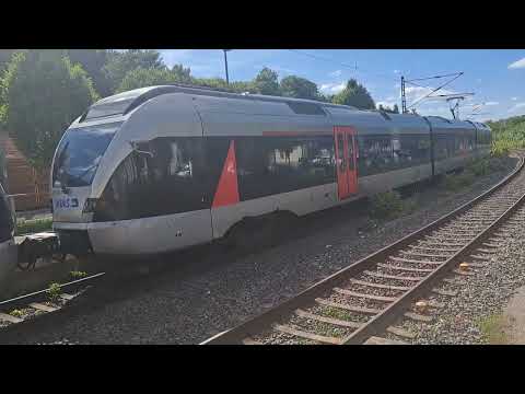 Ausfahrt VIA RB91 nach Letmathe von Iserlohn Stadtbahnhof