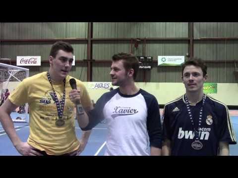 Interview with X-Men track runners Andrew Bain & Mackenzie Munroe, Feb. 22, 2014