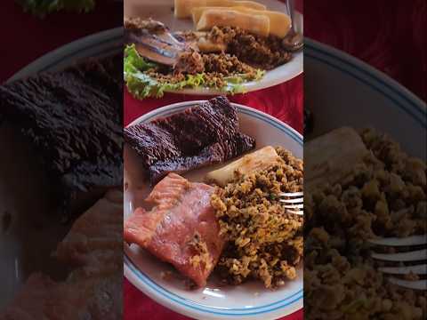 En Villanueva Santander comiendo cabrito #villanueva