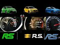 Focus Rs Mk2 VS Mégane 4 Rs VS Focus Rs Mk3