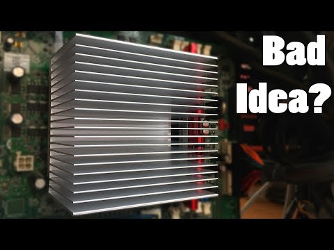 10元的無風扇CPU散熱器。低溫還是瞬間燃燒？ (The $10 Fanless CPU Cooler: Low Temperatures or Instant Fire?)