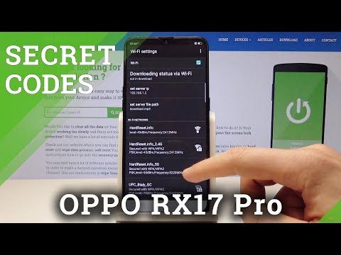 Secret Codes OPPO RX17 Pro - Calendar Storage / Service Menu