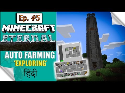 MC Eternal Modpack Ep.5 🔴 AUTO FARMER (Battle Tower fight) *MINECRAFT* java Hindi