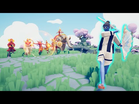 NEW UNIT - CHINESE NUNS VS GOOD TEAM | Totally Accurate Battle Simulator TABS