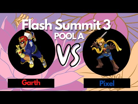 Flash Summit 3: Pool A - Garth (Falcon) vs Pixel (Isaac)