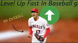 How to level up your players FAST in Baseball 9