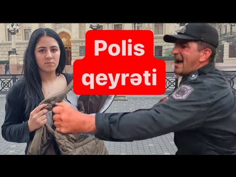 Biabırçılıq: Polis əlini qızın alt paltarına soxur, deyir, qeyrətini qoruyuram