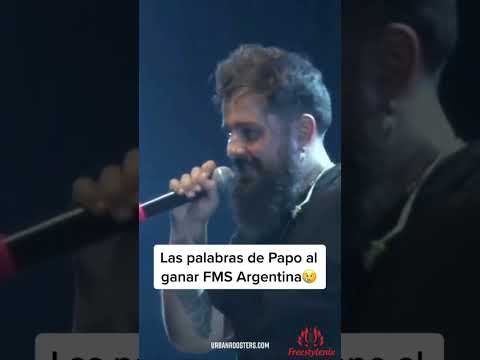 😢 #papo #larrix #fms #fmsargentina #rap #batalladelosgallos