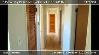 preview picture of video '115 Country Club Drive Jacksonville NC 28546'