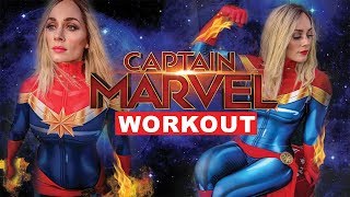 I Trained Like Captain Marvel - Brie Larson&#39;s Workout - Strength