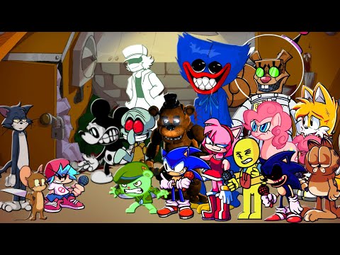 FNF Vanishing  - But Everyone Sings It 🎤 (Different Characters Sing It)VS Jerry