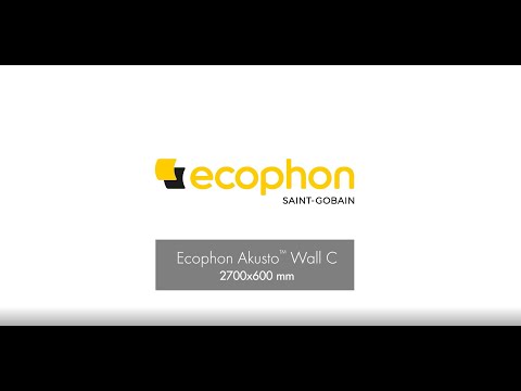 Ecophon Akusto™ Wall C 2700x600 mm installation