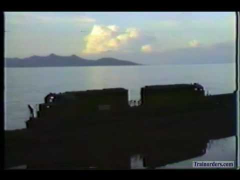 Classic Railroad Series 523 - Dumping rock on the Great Salt Lake August 1983