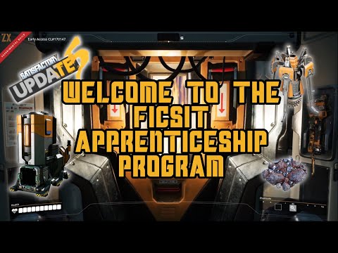 Satisfactory Update 5 Lets Play - Episode 1 : Welcome to the FICSIT Apprenticeship Program