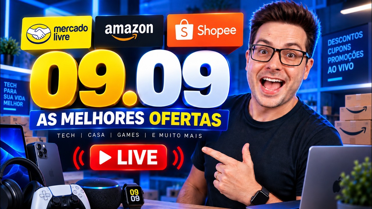 🔴OFERTAS 09.09!! BUSCANDO os MELHORES PREÇOS ao VIVO!!💲