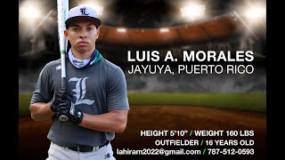 Luis A. Morales Collazo Baseball Recruiting Video