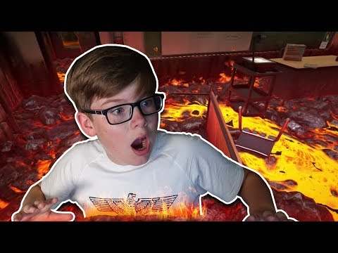 THE SCHOOL IS ON FIRE!! (Hot Lava) Video