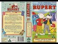 The All New Adventures Of Rupert Rupert And Bill In Gameland 1991 UK VHS