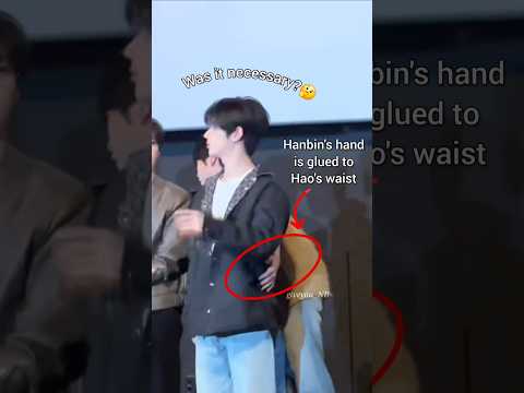 Love isn't scary when... | haobin moments | Sung Hanbin &times; Zhang Hao #haobin #zb1 #zerobaseone