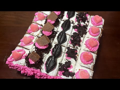 Cara menghias cake potong yang cantik untuk ulang tahun | cake potong simpel cocok untuk pemula