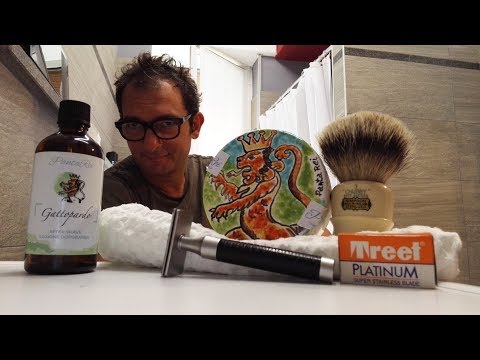 Muhle Rocca - Treet Platinum - Panta Rei Gattopardo linea - Chubby 3 Best Badger